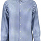 Elegant Light Blue Long Sleeve Shirt