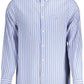 Elegant Light Blue Button-Down Men's Shirt