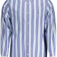 Elegant Light Blue Long-Sleeved Men's Shirt