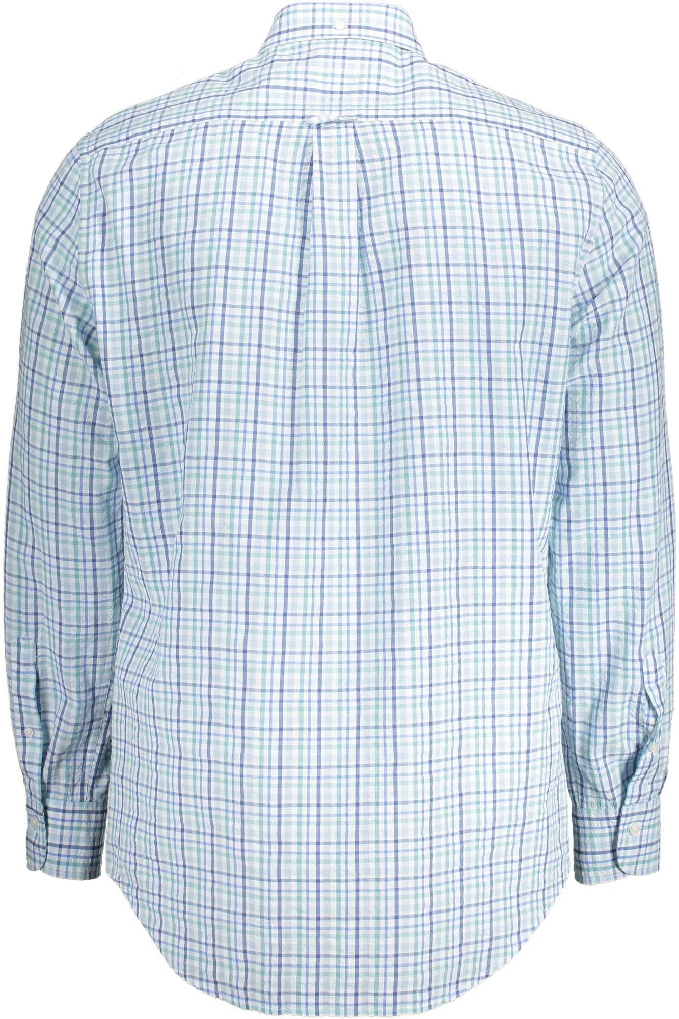 Elegant Light Blue Long-Sleeved Men's Shirt