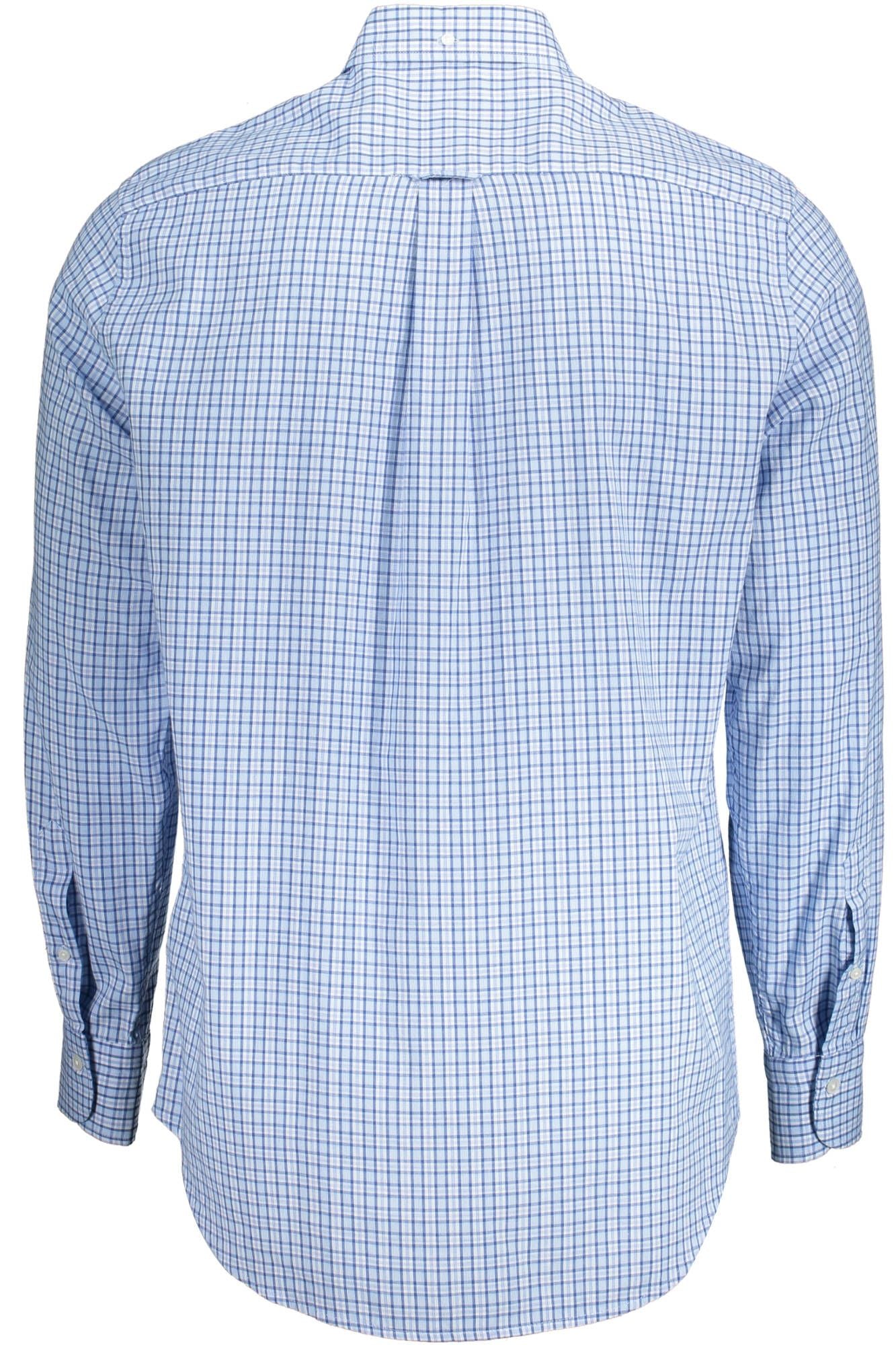 Elegant Light Blue Regular Fit Shirt