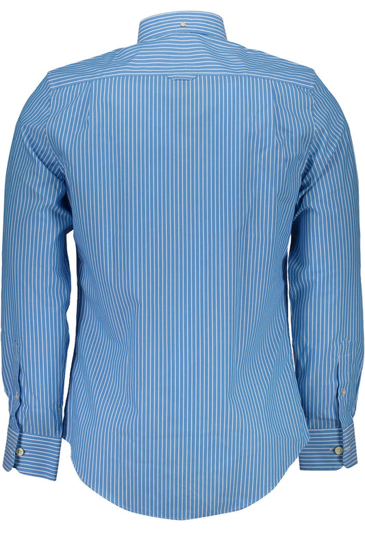 Elegant Light Blue Slim Fit Men's Shirt