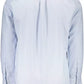 Elegant Light Blue Long Sleeve Shirt