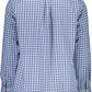 Chic Light Blue Italian Collar Shirt