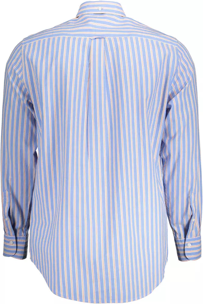 Elegant Light Blue Cotton Shirt for Men