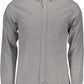 Elegant White Italian Collar Shirt