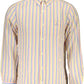 Elegant White Long-Sleeved Button-Down Shirt