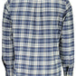 Elegant White Cotton Button-Down Men's Shirt