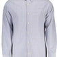 Classic Blue Long Sleeve Italian Collar Shirt