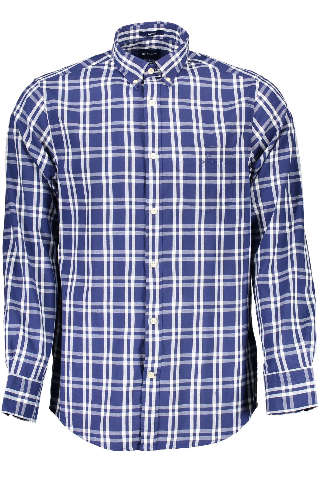 Chic Blue Regular Fit Long Sleeve Shirt