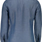Elegant Long Sleeve Linen-Blend Shirt