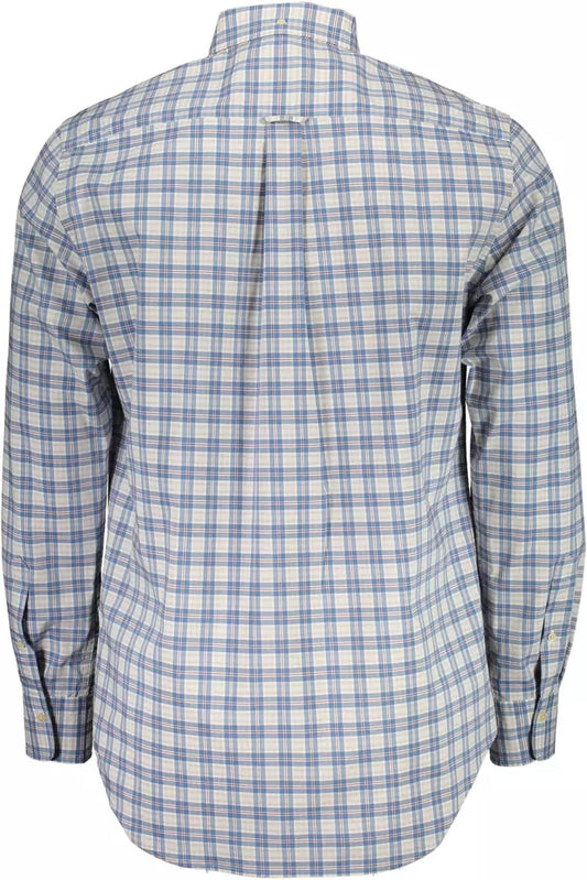 Sophisticated Blue Long-Sleeved Shirt