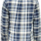 Elegant Blue Cotton Long Sleeve Shirt