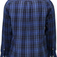 Elegant Blue Long-Sleeved Men's Shirt