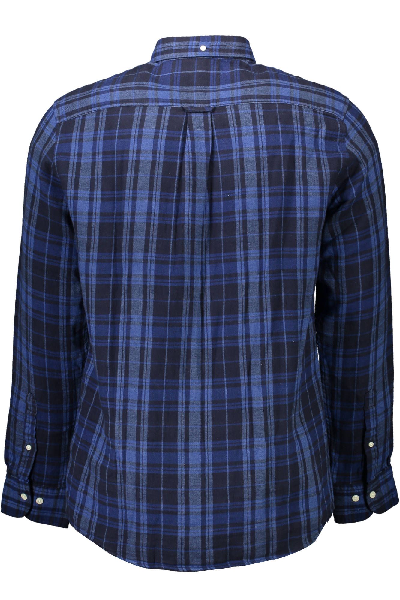 Elegant Blue Long-Sleeved Men's Shirt