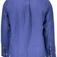 Elegant Organic Cotton Blue Shirt for Men