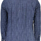 Elegant Blue Organic Cotton Shirt for Men