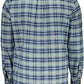Classic Blue Cotton Button-Down Shirt