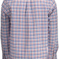 Elegant Blue Cotton Button-Down Shirt