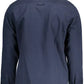 Elegant Long-Sleeved Blue Cotton Shirt
