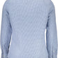 Elegant Slim-Fit Blue Long Sleeve Shirt