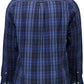 Elegant Blue Button-Down Cotton Shirt
