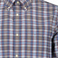Elegant Blue Button-Down Cotton Blend Shirt