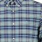 Sophisticated Blue Button-Down Cotton Shirt