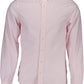 Pink Italian Collar Long Sleeve Shirt