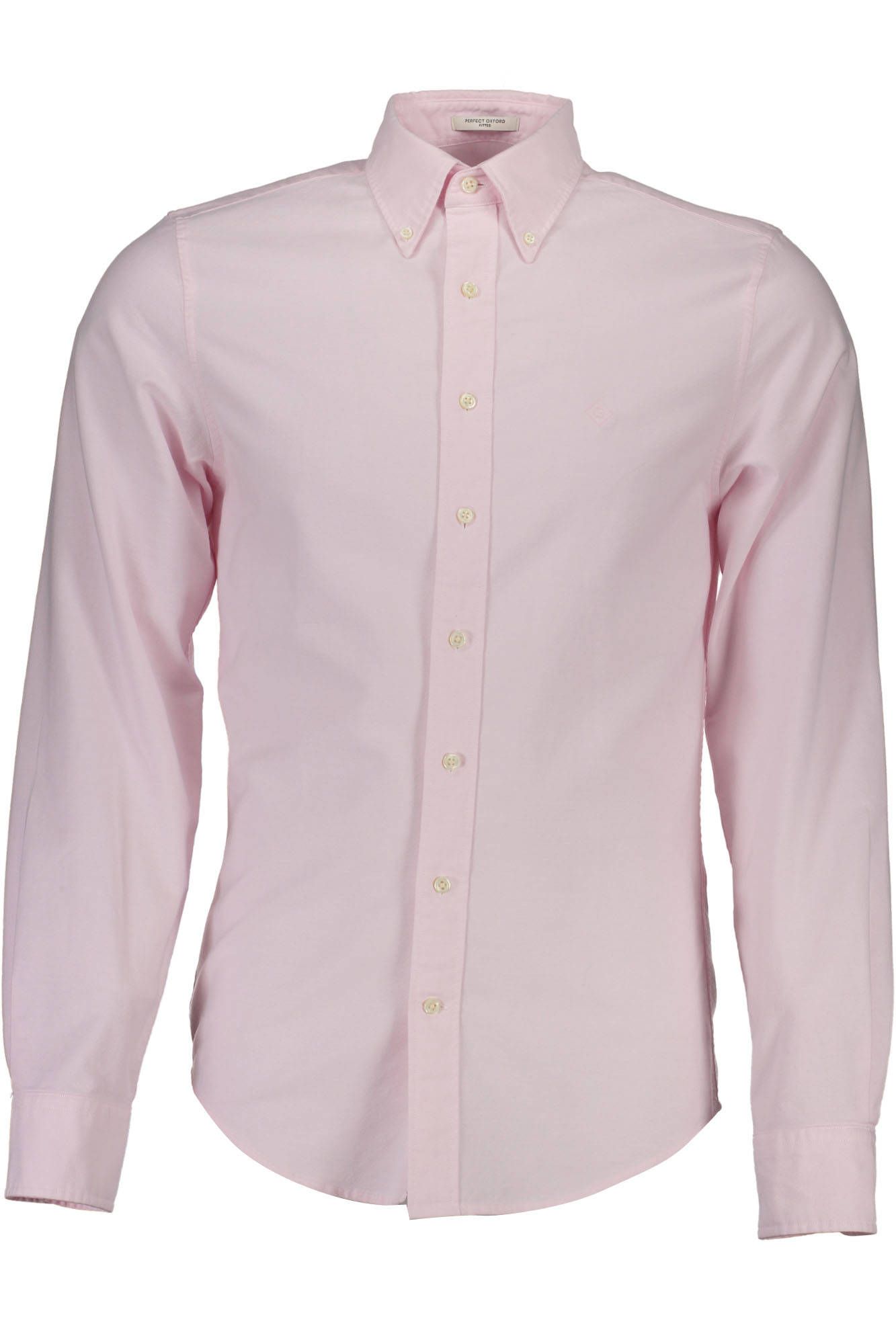 Pink Italian Collar Long Sleeve Shirt