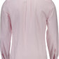 Pink Italian Collar Long Sleeve Shirt