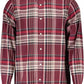 Elegant Pink Button-Down Cotton Shirt