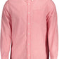 Elegant Red Long-Sleeved Gentleman's Shirt