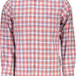 Elegant Red Long Sleeve Italian Collar Shirt