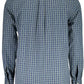 Elegant Long-Sleeved Button-Down Green Shirt
