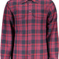 Elegant Purple Long-Sleeved Gentleman's Shirt