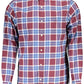 Elegant Purple Cotton Button-Down Shirt