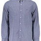 Elegant Long Sleeve Purple Cotton Shirt