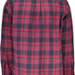 Elegant Purple Long-Sleeved Gentleman's Shirt