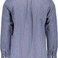 Elegant Long Sleeve Purple Cotton Shirt