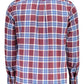 Elegant Purple Cotton Button-Down Shirt