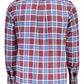 Elegant Purple Cotton Button-Down Shirt