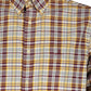 Elegant Purple Cotton Shirt With Button-Down Collar