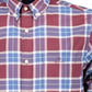 Elegant Purple Cotton Button-Down Shirt