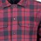 Elegant Purple Long-Sleeved Gentleman's Shirt