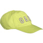 Chic Organic Cotton Visor Hat in Vibrant Yellow