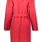 Elegant Long-Sleeved Wool Blend Coat