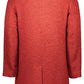 Elegant Red Long Sleeve Buttoned Coat