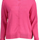 Chic Organic Cotton Cardigan with Contrasting Details