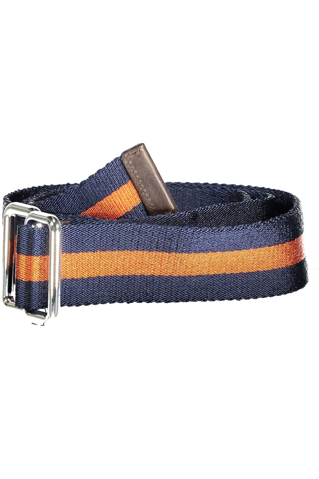 Elegant Blue Belt with Contrasting Details